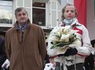 Assessore Mussner con Carolina Kostner