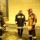 Esercitazione dei vigili del fuoco