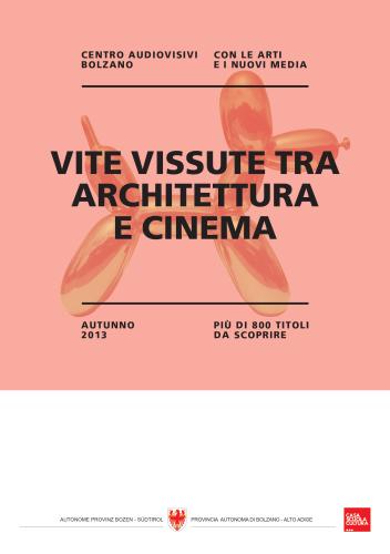 Copertina Vite vissute tra architettura e cinema