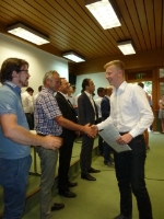 Die Absolventen der Fachschule für Obst-, Wein- und Gartenbau Laimburg haben heute ihre Diplome erhalten. Foto: LPA/Fachschule Laimburg 